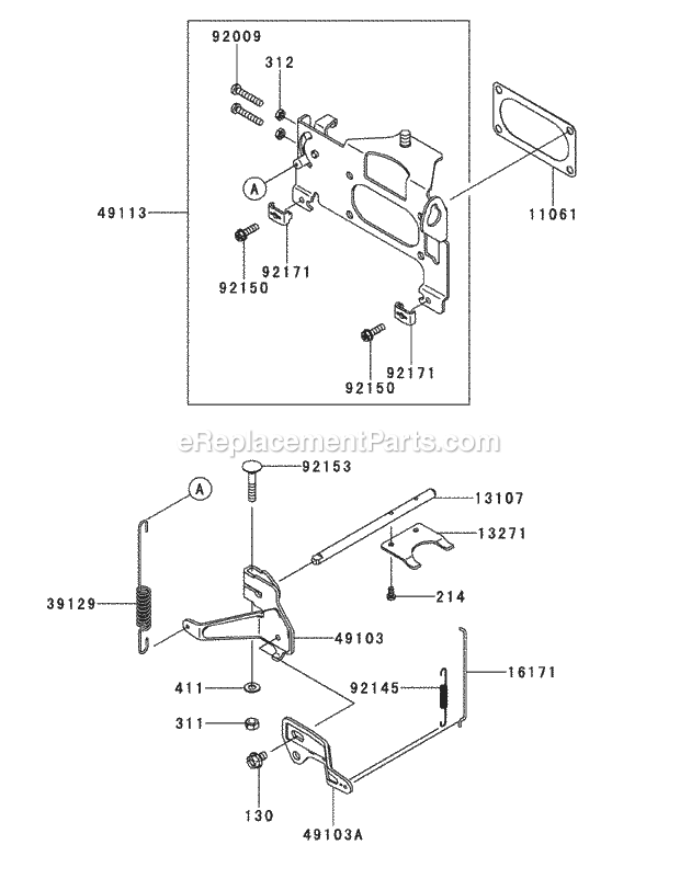 Kawasaki Fx1000-S09 Control Equipment Diagram and Parts List for S7237-KW 53DI8DU8050 Cub Cadet Sprayer